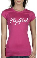 Pink Fly Girl Short Sleeve Shirt